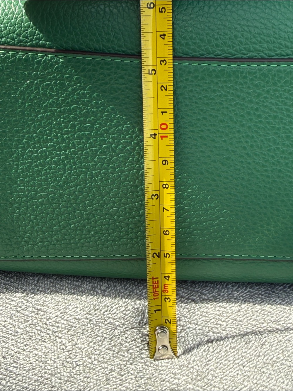 Coach Georgia Satchel crafted from refined pebble leather. EUC - Picture 11 of 12